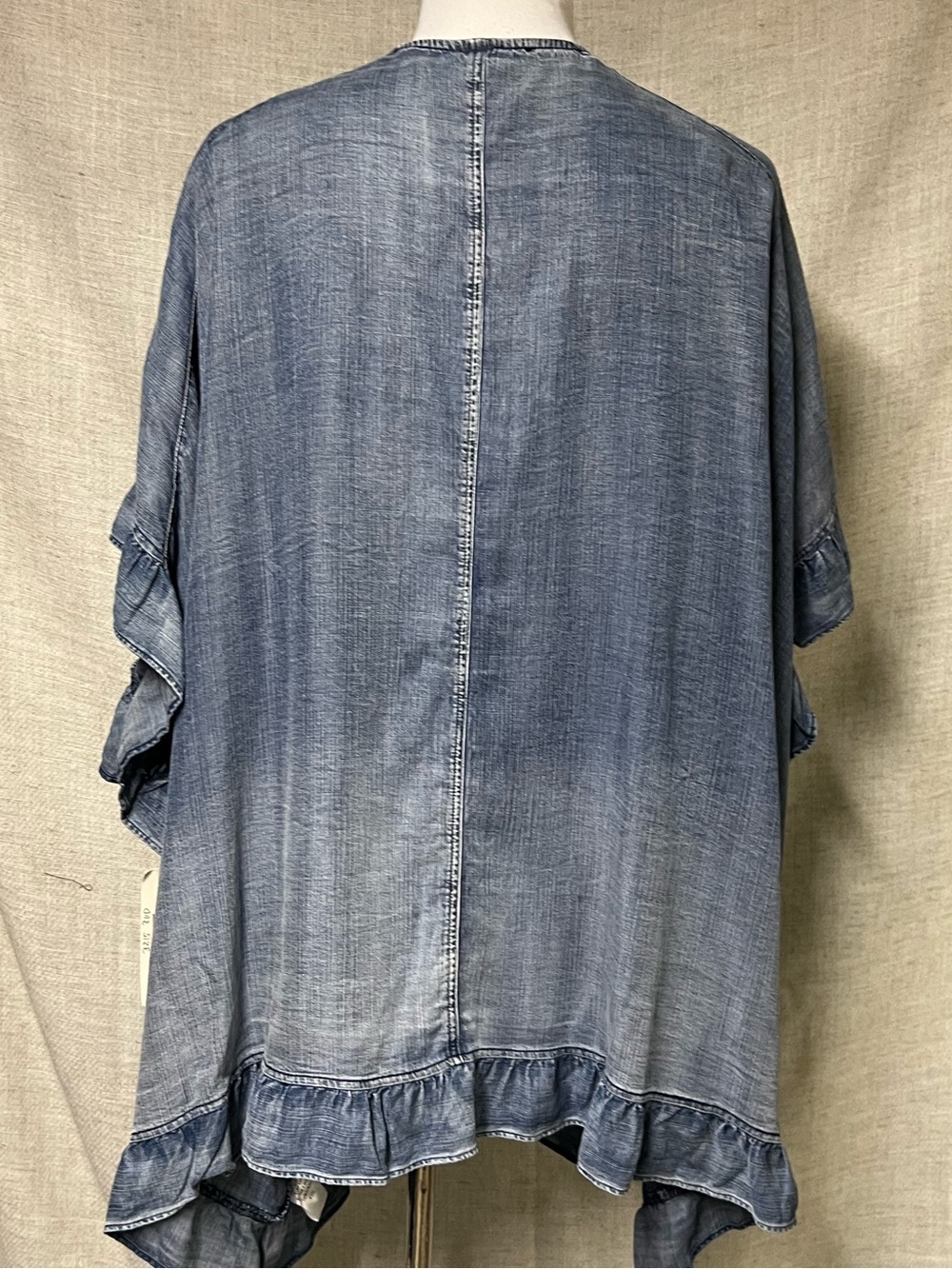 Three Bird Nest Blue Denim jacket - Picture 2 of 4